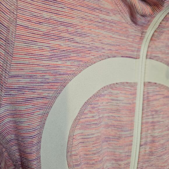 Lululemon Size 6 In Stride Jacket Wee Are From Space White April Multi Pockets - Picture 4 of 12
